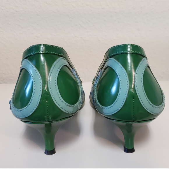 Vintage Prada Mesh Pointed Kitten Heels - Picture 7 of 8